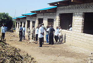 One of the buildings which was inspected is at the finishing stage.(Photo: D. Ngabonziza)