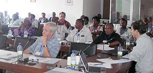 Participants attending a regional meeting on cassava in Huye. (Photo: P. Ntambara)