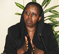 The Mayor of Kigali, Aisa Kirabo, is spearheading hygiene in schools