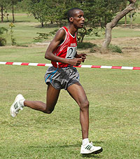 Gervais Hakizimana is one of those athletes likely to miss the World Cross Country. (File photo)