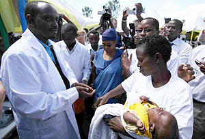 Dr Richard Sezibera, the Minister of Health. Mutuelle de Santu00e9 services could be improved.