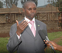 State Minister for Primary and Secondary Education Mathias Harebamungu.