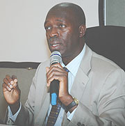 Minister Anastase Murekezi during the launch.