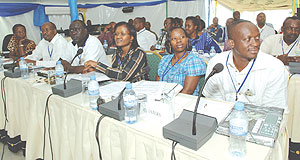 Some of the Cabinet Ministers attending the Leadership Retreat. (Photo Urugwiro Village)