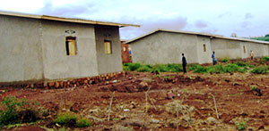 A section of the 40 houses constructed for the needy. (photo / S. Rwembeho)