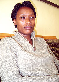 Anonciata Kambayire, the President of the National Women Council in the Province. (Photo / P. Ntambara)