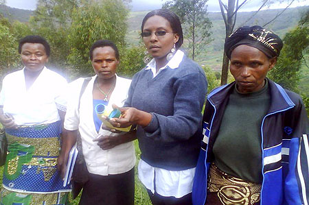 Aline Mukabalisa Irambona (2nd Right) 