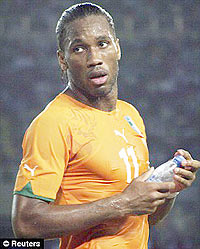 CHELSEA striker Didier Drogba 