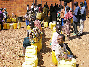 IN SEARCH OF THE SCARCE COMMODITY; Many countries in Africa lack access to clean water. (File photo)