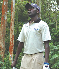 MAN ON A MISSION: Ruterana flew to Nairobi yesterday , two days ahead of the lucrative KCB Kenya Open. (File Photo)