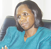 Dr. Agnes Kalibata, Minister of Agriculture. 