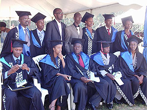 National University of Rwanda graduates. More post-graduate courses have been introduced.