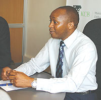 KCB Rwanda Managing Director, Maurice Toroitich. (File photo)