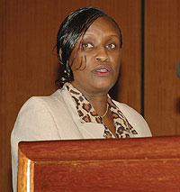 MADE CALL: EAC Deputy SG Beatrice Kiraso (File Photo)