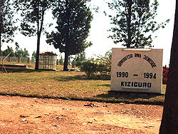 Kiziguro Genocide Memorial Site where thousands of Tutsi who were killed at Kiziguro parish are burried. (Photo by Dan Ngabonziza)