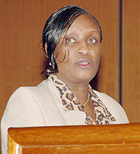 CONCERNED: EACu2019s Deputy Secretary General, Beatrice Kiraso. (File photo)