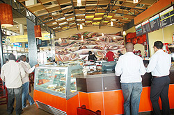 Boubon coffee outlet at Kigali International Airport (File Photo)