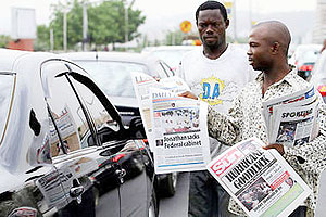 Newspaper venders. Improving quality shall increase sales. (Net photo)