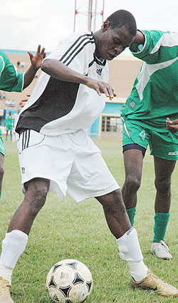 Rassou in action against SC Kiyovu. (File photo)