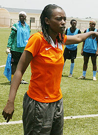 AS Kigali Coach Grace Nyinawumuntu 