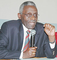 Prof. Chrysologue Karangwa, Chairman of the National Electoral Commission. (File photo)