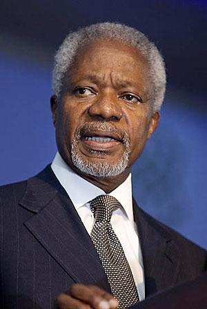 Former UN Secretary-General Kofi Annan