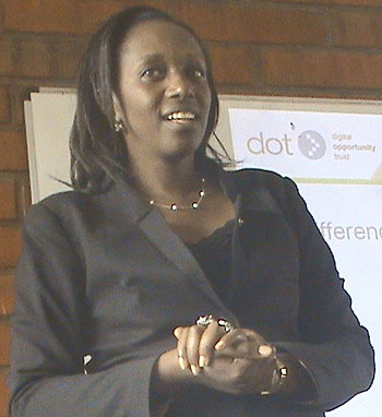 The Programme Manager DOT Rwanda, Violette Uwamutara