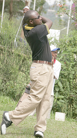 LOW FINISH: Hakizimana lost the initiative after carding six bogeys yesterday. (File Photo)