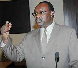 Optimistc, Francois Kanimba, Governor of the National Bank of Rwanda (file photo)