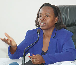 Minister of Trade and Industry, Monique Nsanzabaganwa (File photo)