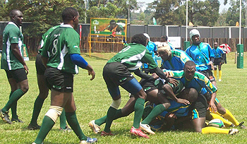 Silverbacks in action during a past regional torunament. (File photo)