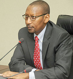 Minister John Rwangobwa (photo / T. Kisambira)