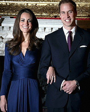 ROYAL WEDDING: Prince William and Kate.