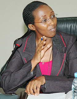 State Minister for Infrastructure, Eng. Colette Ruhamya