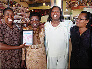 AVEGA members posing with an award (Courtesy photo)