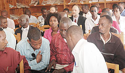 Local Journalists attending a meeting. The scribes body will soon become a Union (File Photo)