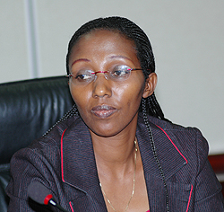 State Minister for Energy Colletha Ruhamya