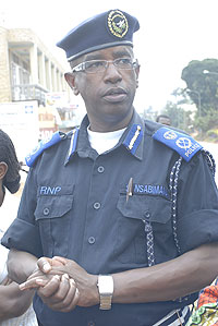 Stanley Nsabimana, DCG of Police announced the imminent sacking of police officers (Courtesy Photo)