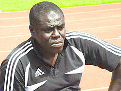 Amavubi head coach Sellas Tetteh is trying to build a new side. (Net photo)