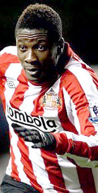 Asamoah Gyan is the 2010 BBC African player of the year