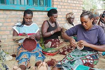 Basket weaving has boosted the income of women. (File Photo)