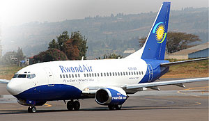 RwandAir aircraft (Courtsey Photo)