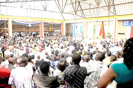 St Michele Church was filled to capacity during Christmas Day prayers