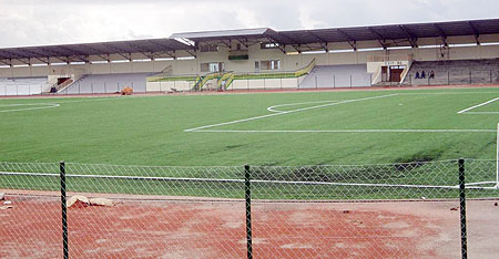 Rubavu stadium ready to host Group B matches of the 2011 U-17 Africa Nations tournament.