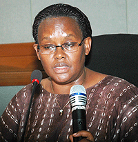 PSC Executive Secretary Angelina Muganza