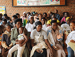 Patients queuing to be treated at a health centre. (File Photo)