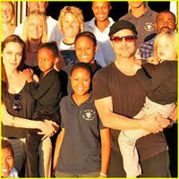 Brad Pitt and Angelina Jolie are regular visitors to Namibia (Internet Photo)