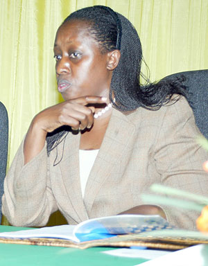 The Mayor of Kigali, Aisa Kirabo Kacyira (File photo)