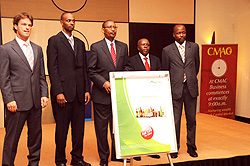 Officials at the launch of  Bralirwa IPO last year.  (File Photo)