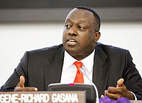 Rwandau2019s Permanent Representative to the UN, Eugu00e8ne-Richard Gasana UN Photo)